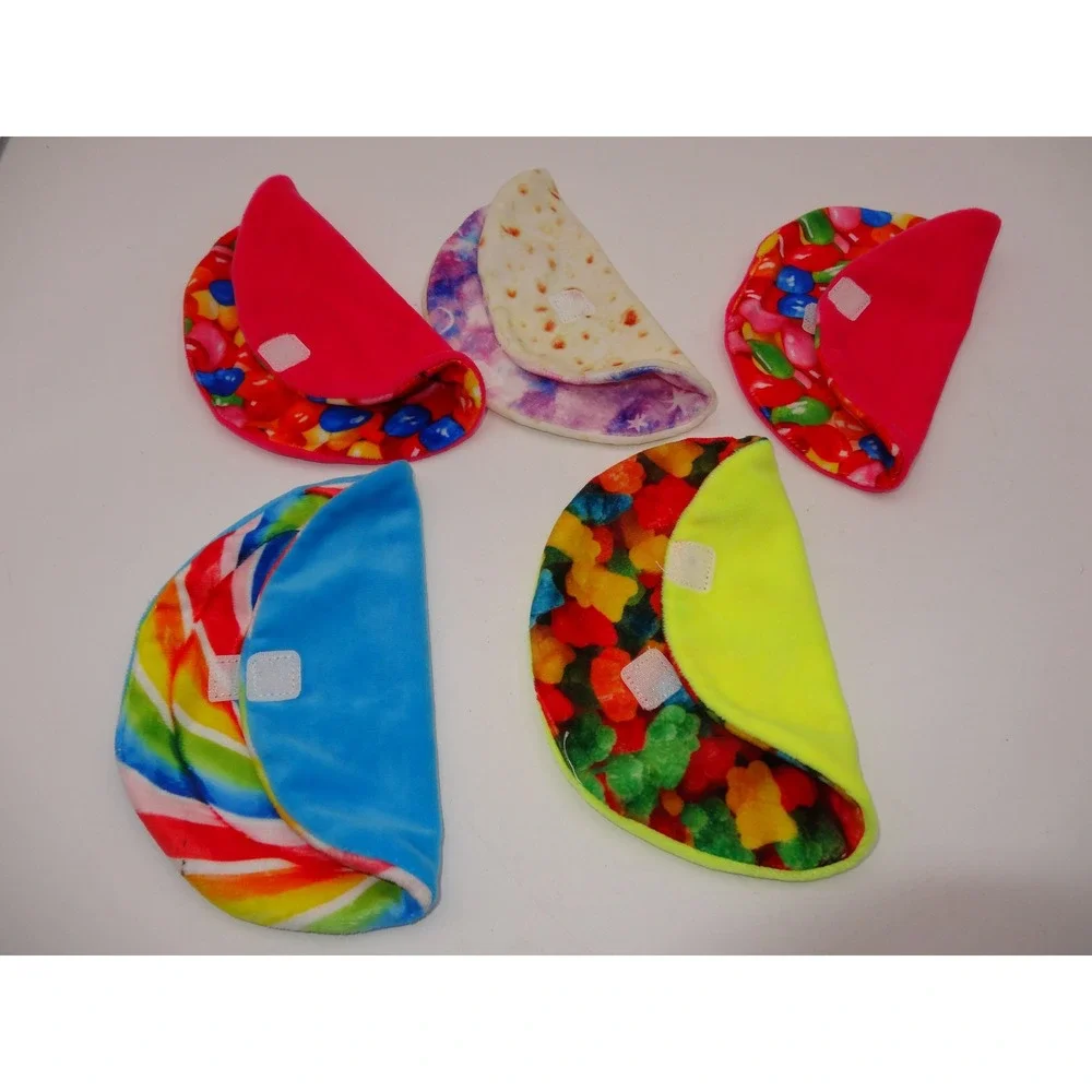 Cutitos Lot Plush Basic Fun Fruititos Babitos wraps Multi Color 5 Pcs Set 7 1/2